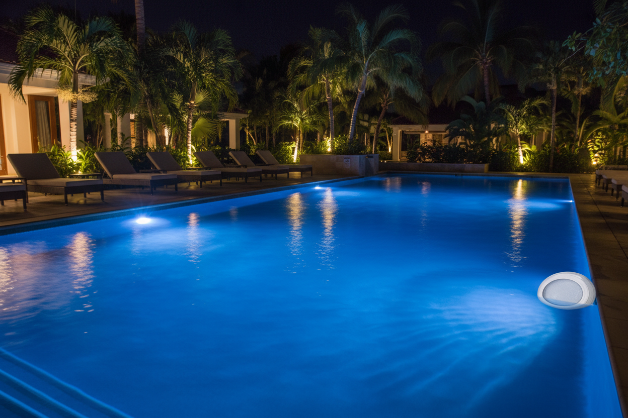 LED Blue Pool Light